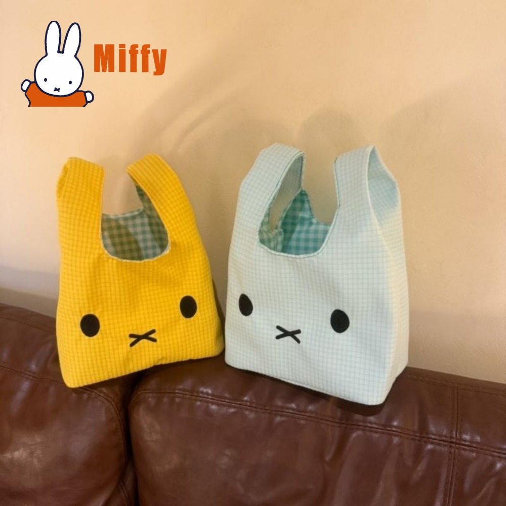 Embroidery Rabbit - Bolso de Mano Kawaii Miffy, Bolso