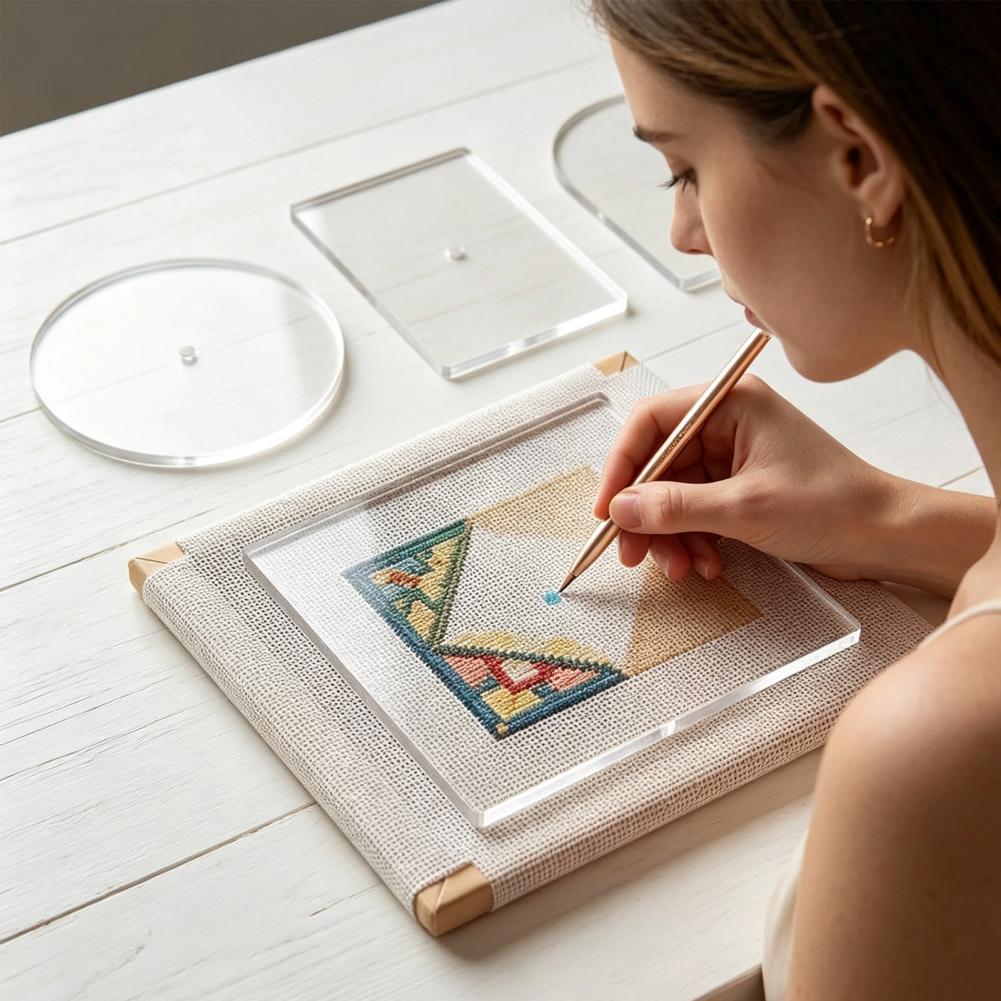 Embroidery Canvas - Juego de 5 plantillas acrílicas para