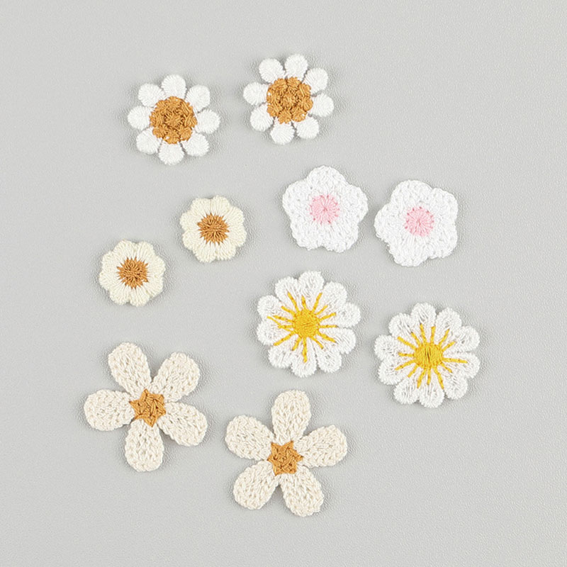 Embroidery On Socks - Kit de 20 Parches Bordados de