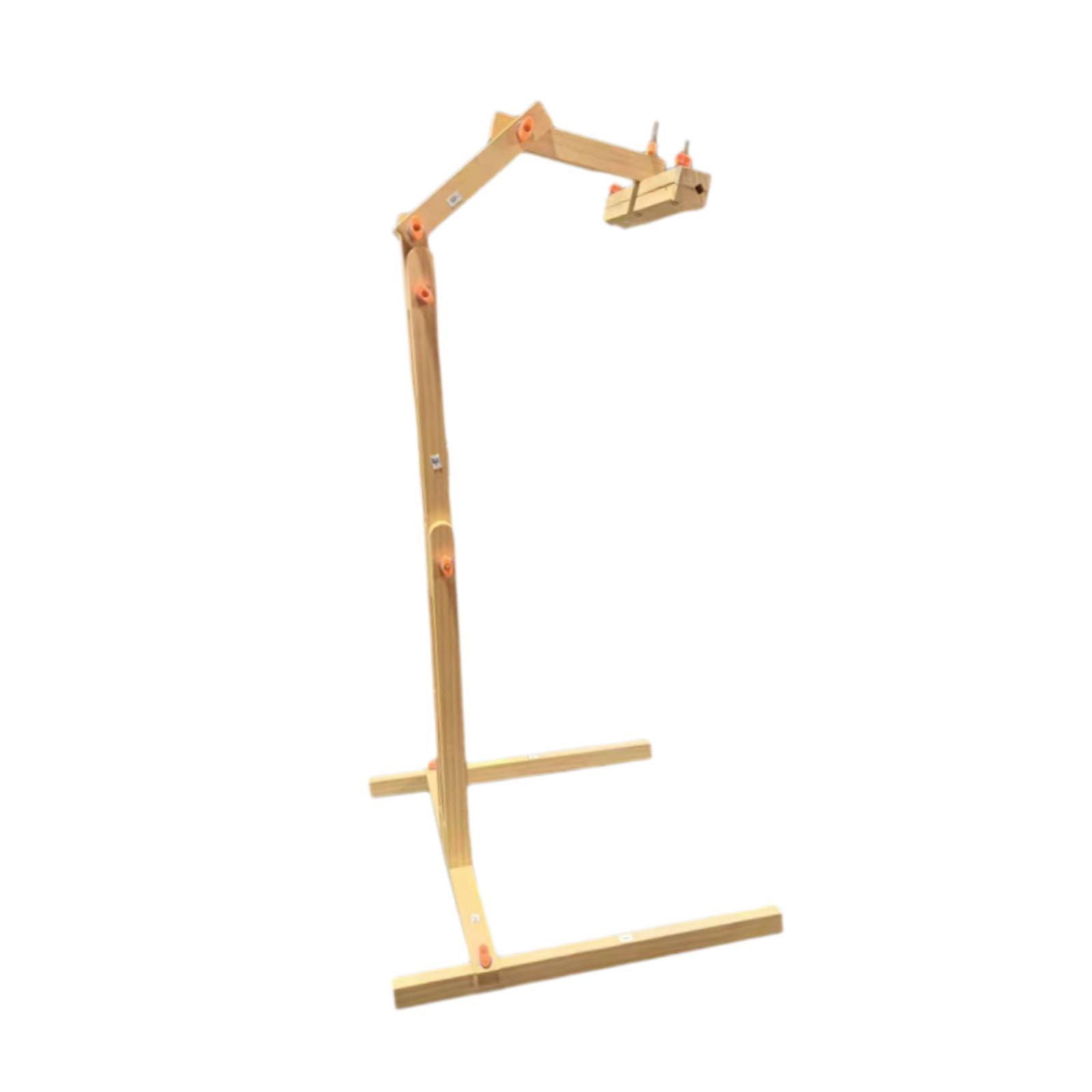 Embroidery Hoop Stand - Soporte de madera ajustable para bastidores