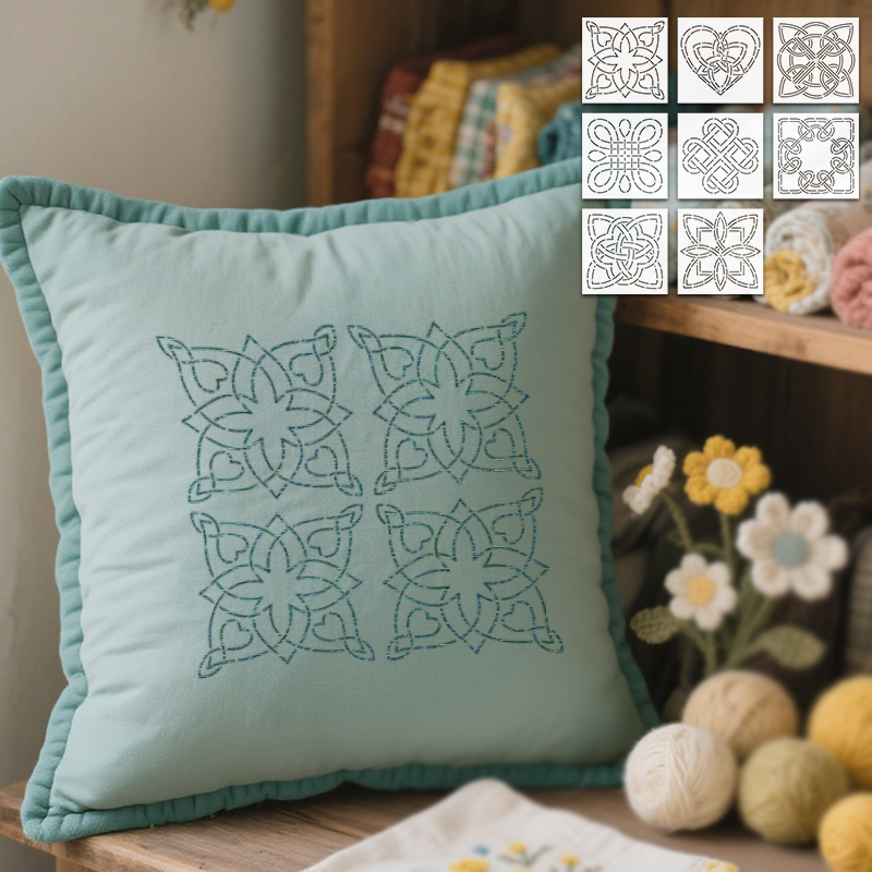 Embroidery Motif - YOMDID 8 Uds plantilla de costura