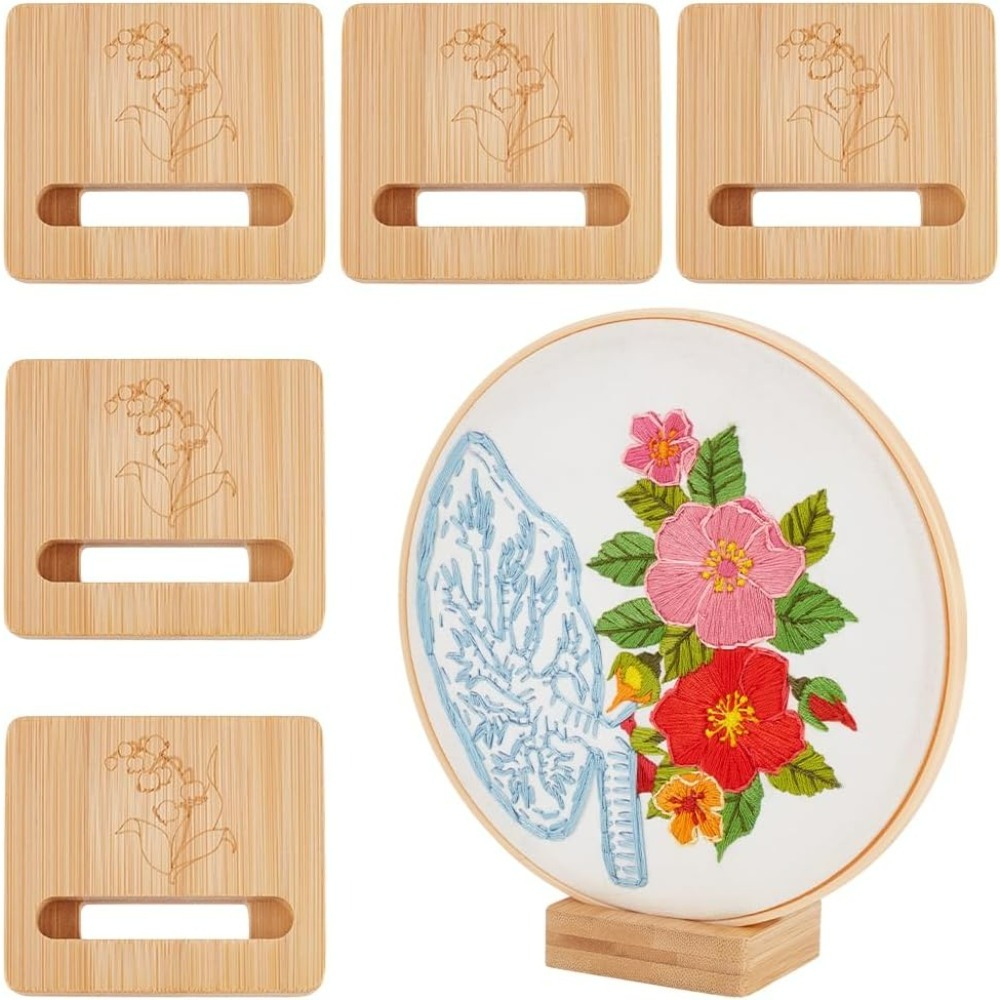 Embroidery Hoop Stand - Soporte de exhibición rectangular de aro