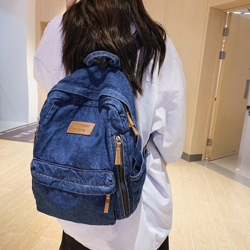 Mochilas de mezclilla de moda  - Embroidery Jeans reseña y precio