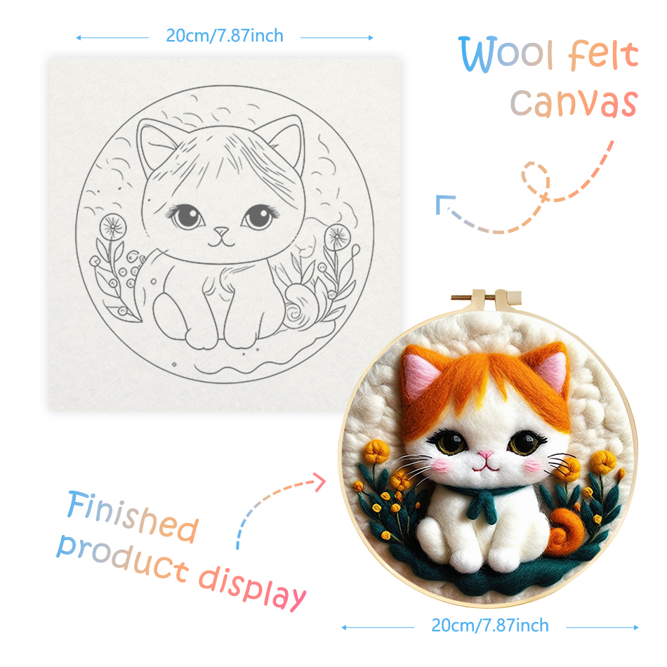 CHENISTORY-aguja de fieltro de - Embroidery For Beginners reseña y precio