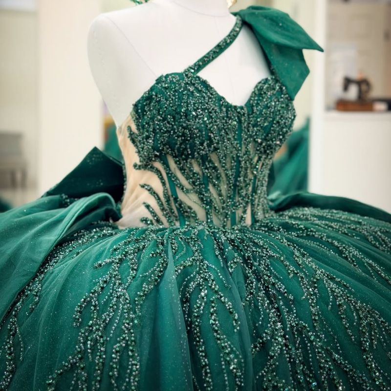 EVLAST Vestido de Quinceañera  - Embroidery Glass Beads reseña y precio
