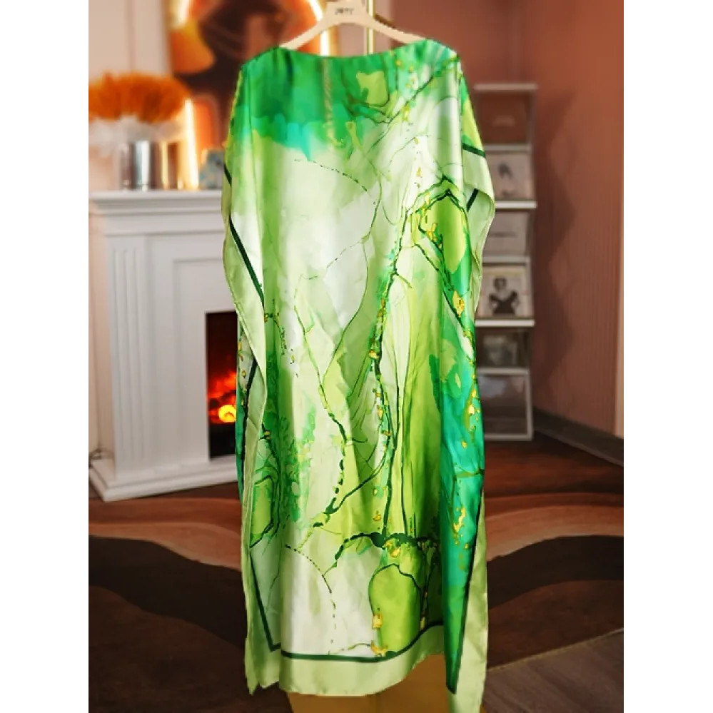 2024 nuevo vestido largo de sa - Embroidery Baju reseña y precio