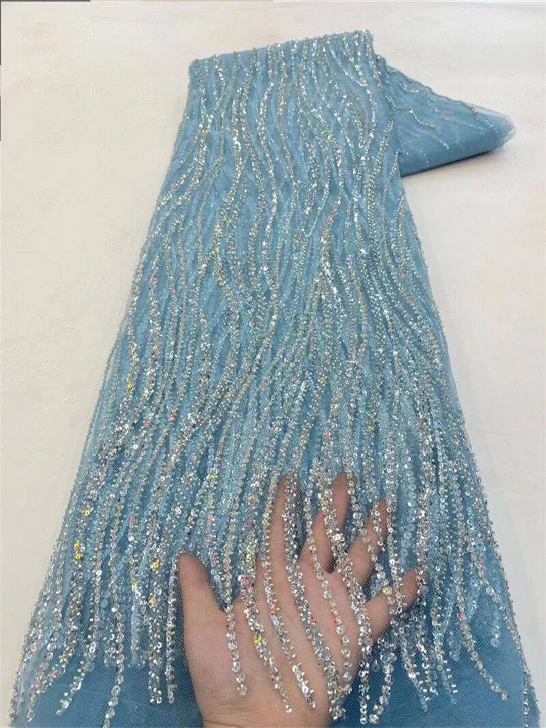 Tela de Tul Bordada con Diseño - Embroidery Net Dress reseña y precio