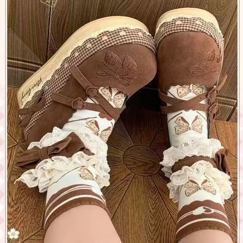 Zapatos de Tacón Alto Lolita c - Embroidery Motif reseña y precio