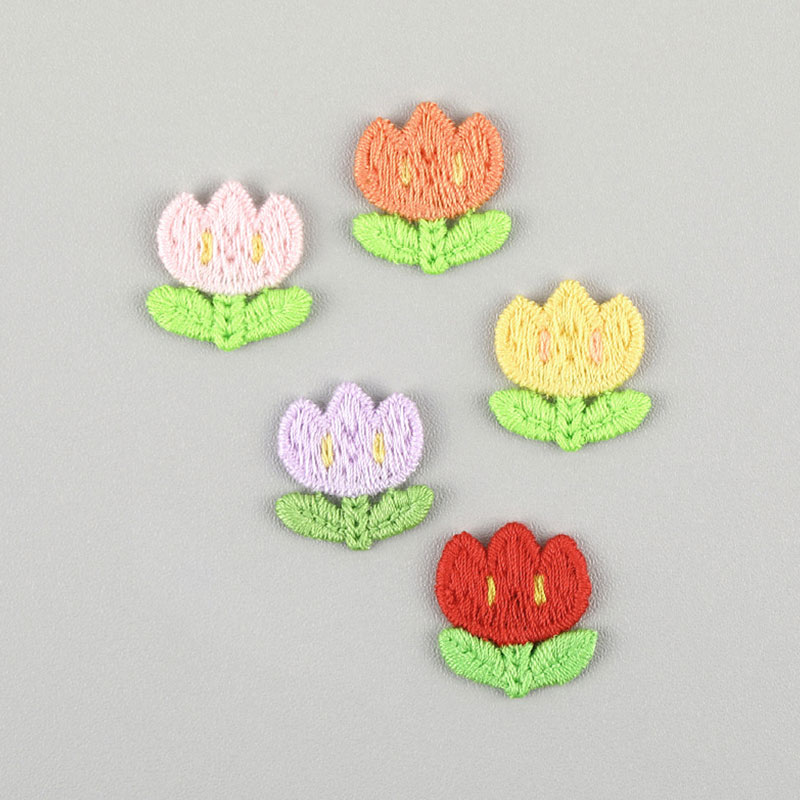 20 piezas de apliques florales - Embroidery On Socks reseña y precio