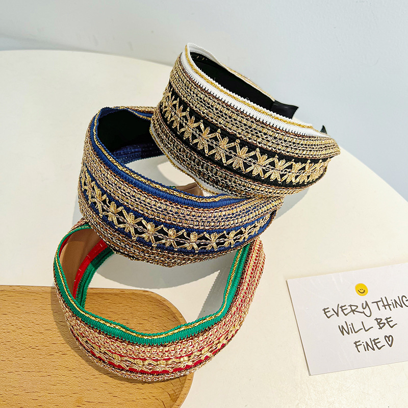 Diadema con nudo brillante dor - Embroidery Knot reseña y precio