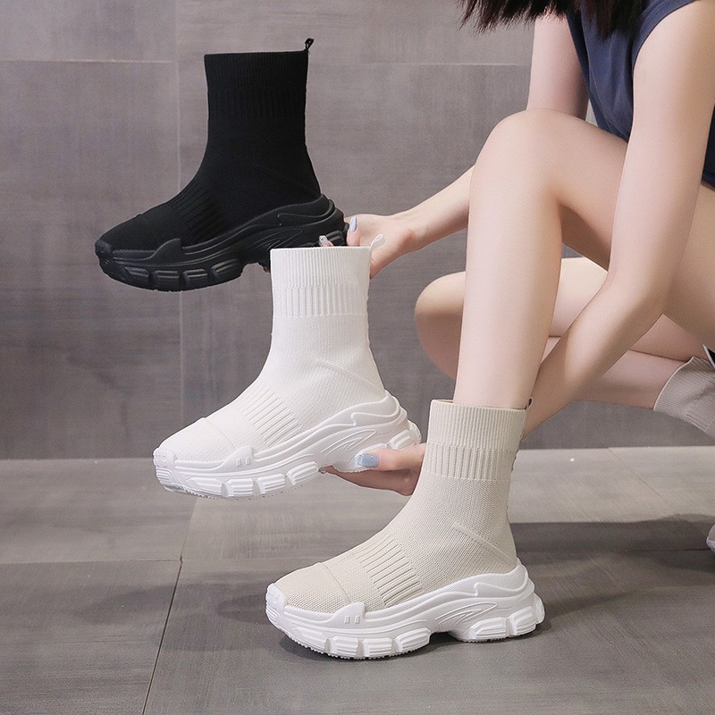 Botas de calcetín de suela gru - Embroidery Canvas reseña y precio