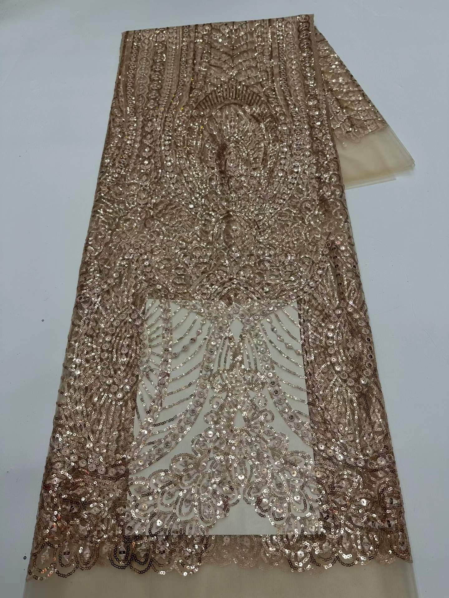 Tela de encaje de red con lent - Embroidery Net Dress reseña y precio