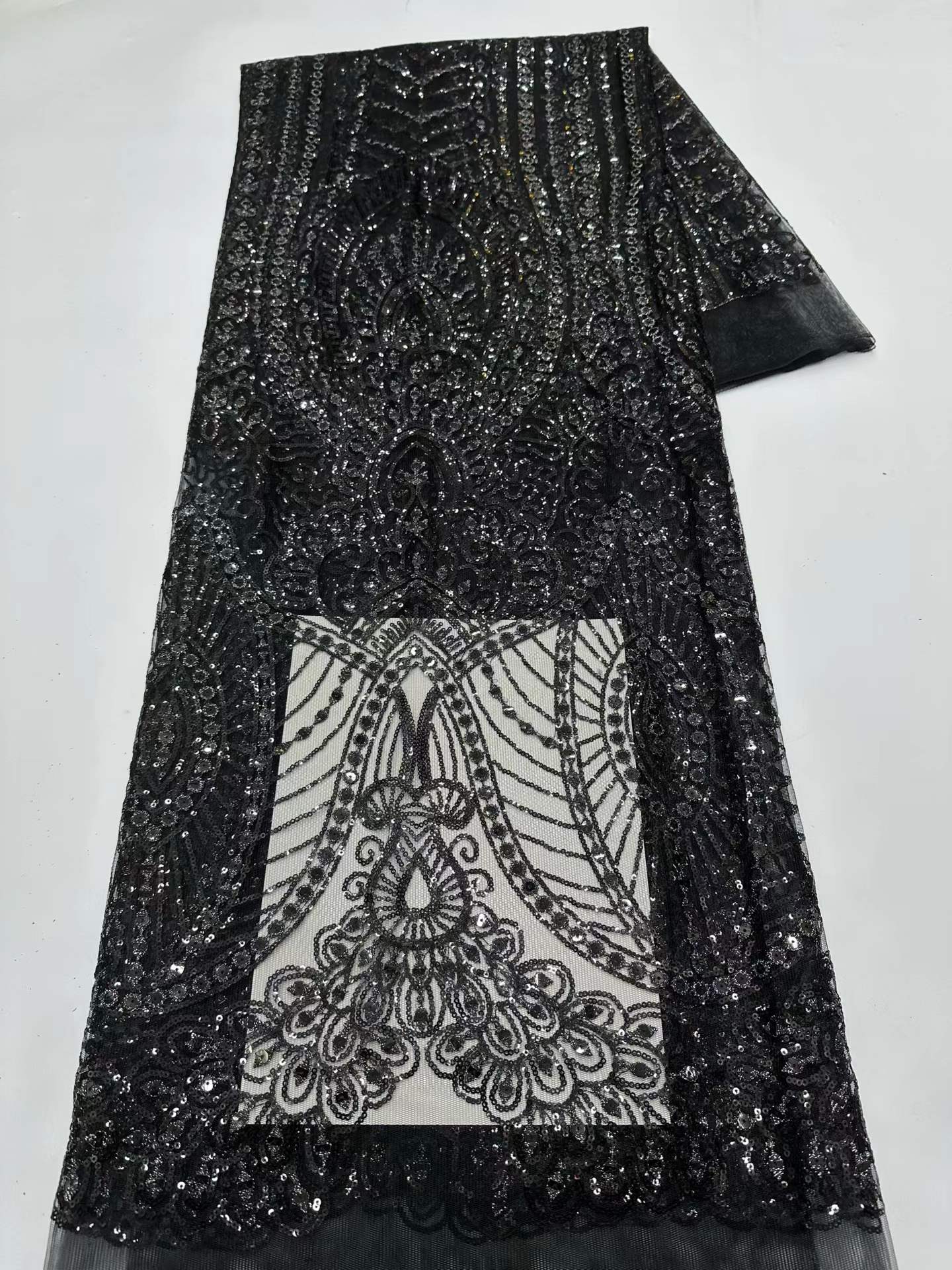 Tela de encaje de red con lent - Embroidery Net Dress reseña y precio