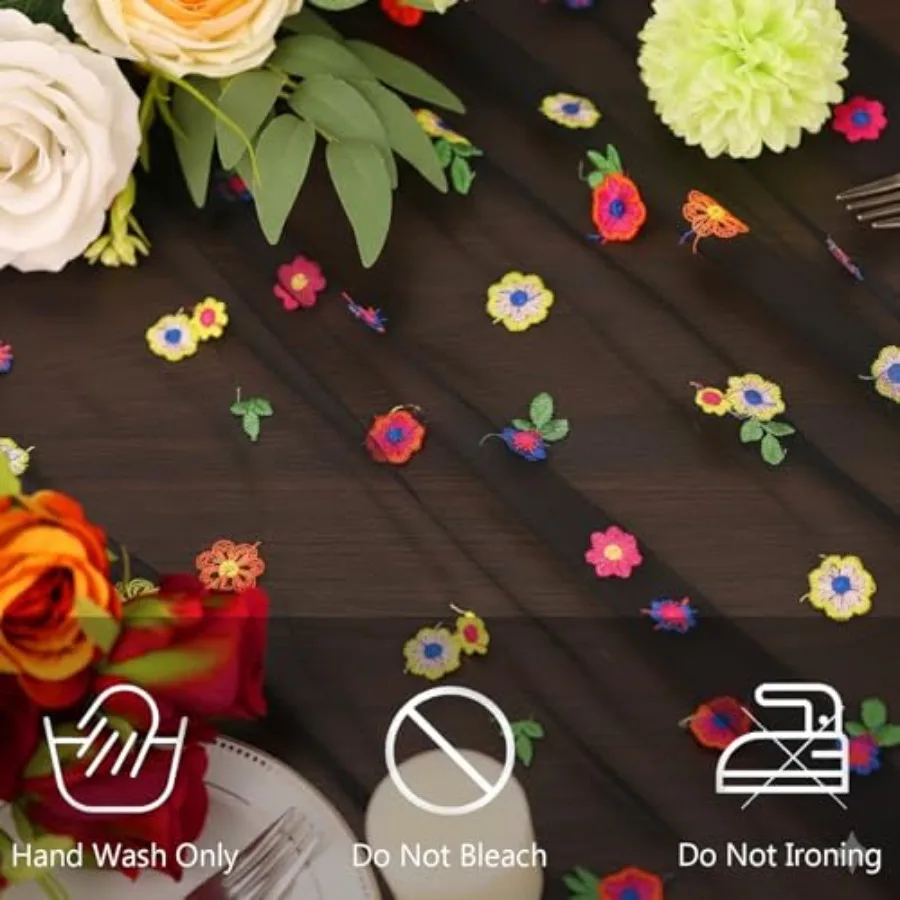 Camino de Mesa Bordado con Dis - Embroidery Kitchen reseña y precio
