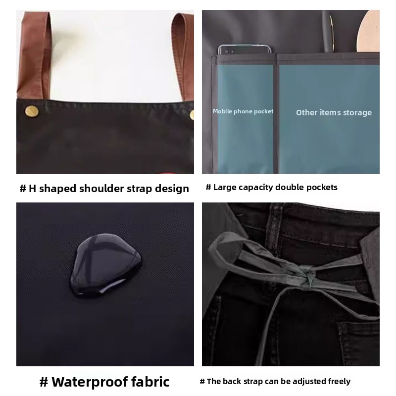 Delantal de cocina impermeable - Embroidery Kitchen reseña y precio