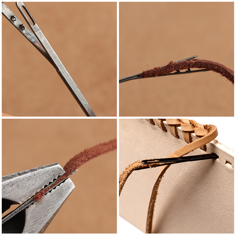 Aguja de hilo de cuero, herram - Embroidery Knot reseña y precio