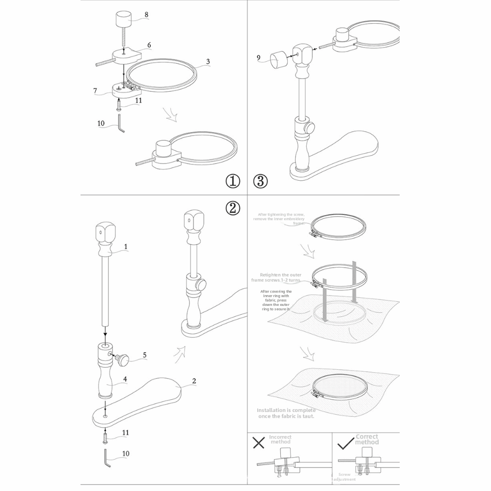 Soporte Ajustable para Bastido - Embroidery Hoop Stand reseña y precio