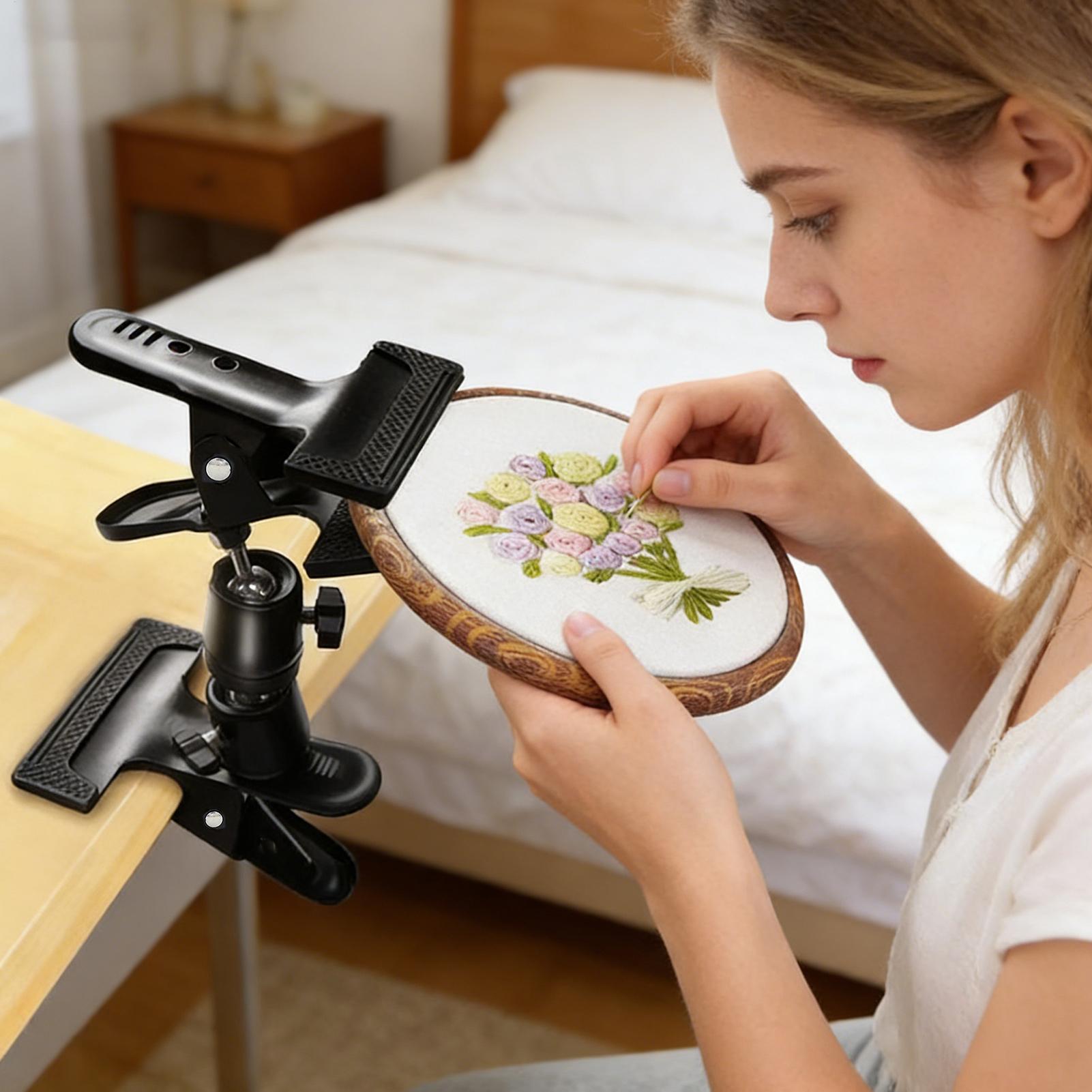 Soporte de bordado resistente  - Embroidery Hoop Stand reseña y precio