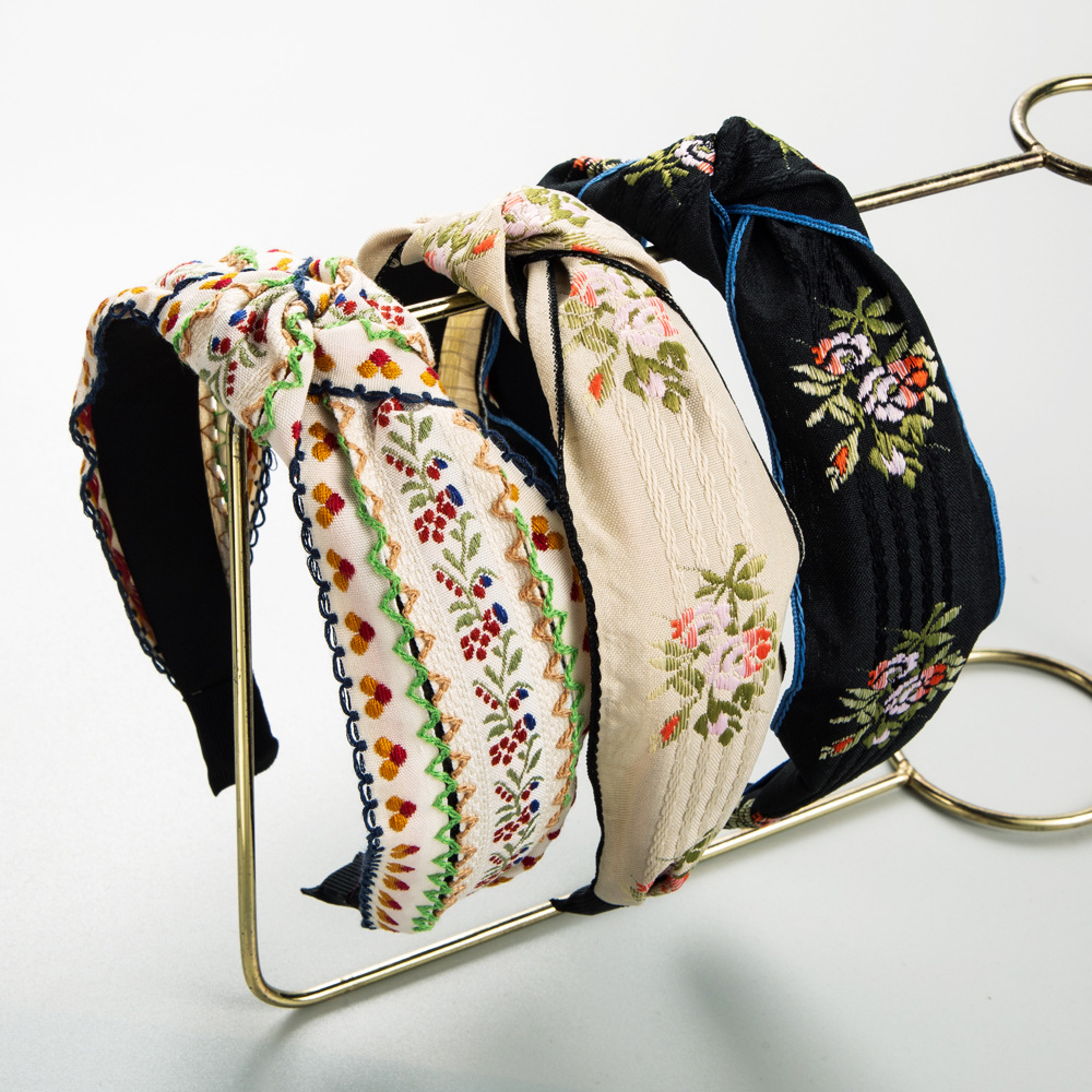 Diadema de moda, estilo retro, - Embroidery Knot reseña y precio
