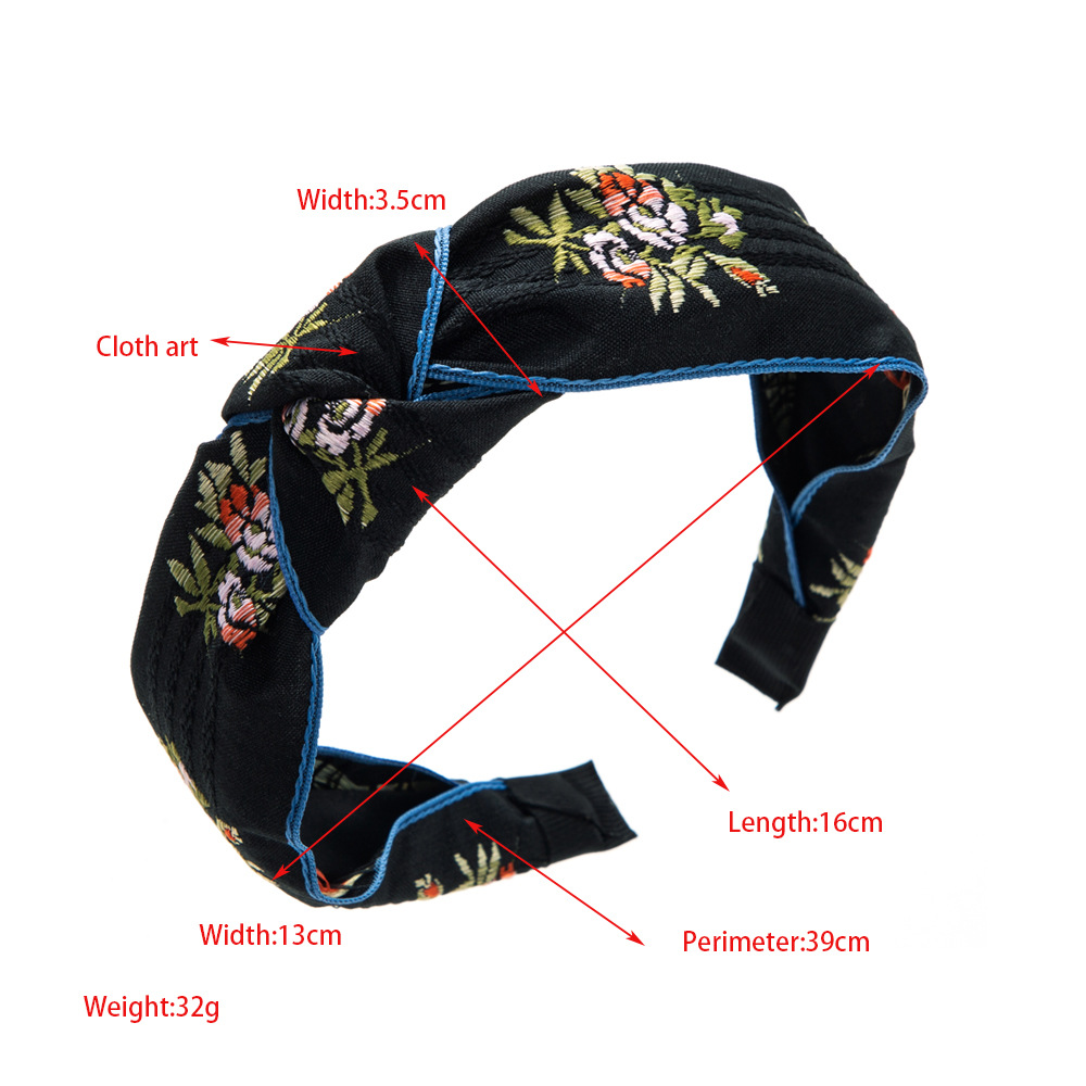 Diadema de moda, estilo retro, - Embroidery Knot reseña y precio