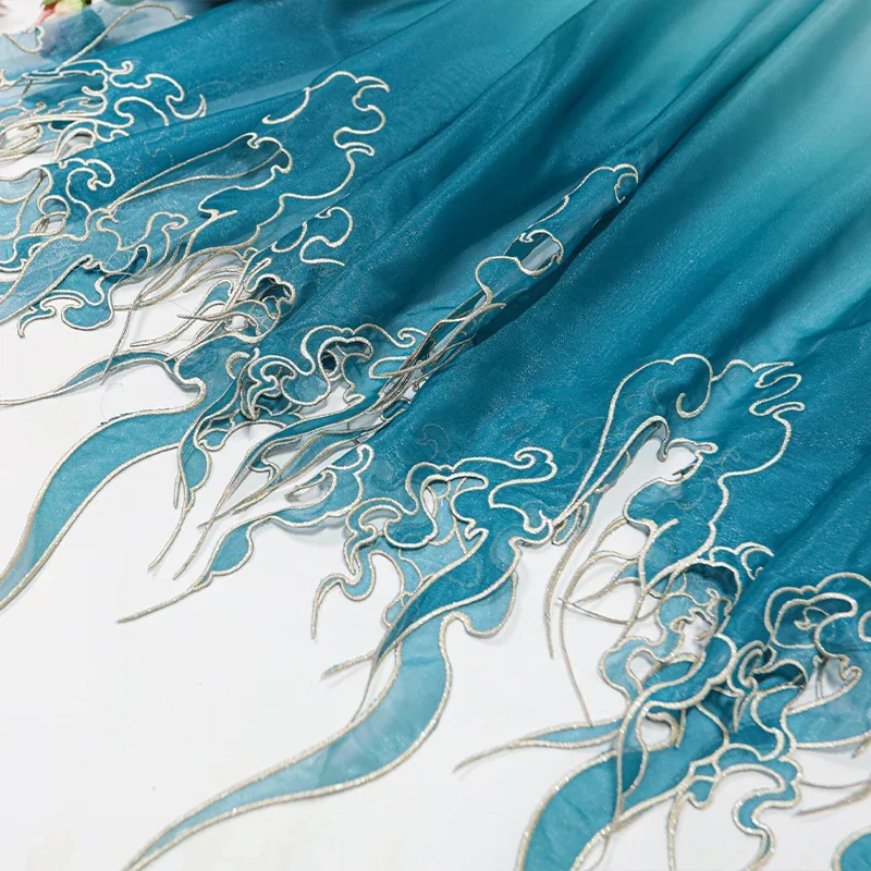 Tela con Bordado Estilo Chino, - Embroidery Skirt reseña y precio