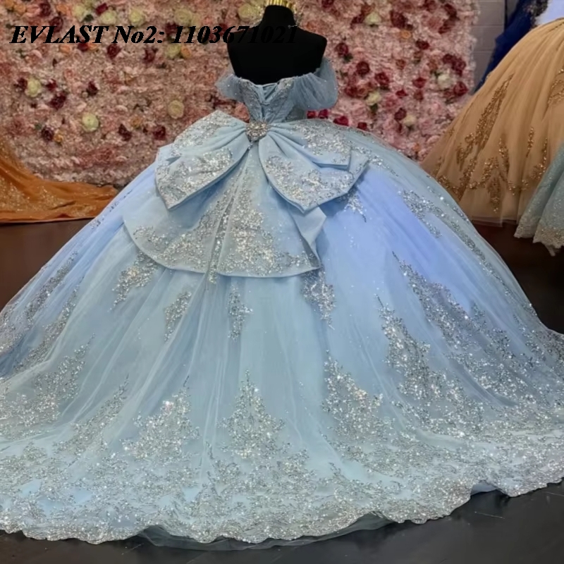 EVLAST Vestido de Quinceañera  - Embroidery Glass Beads reseña y precio