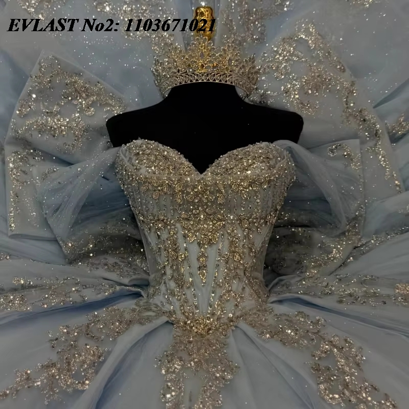 EVLAST Vestido de Quinceañera  - Embroidery Glass Beads reseña y precio