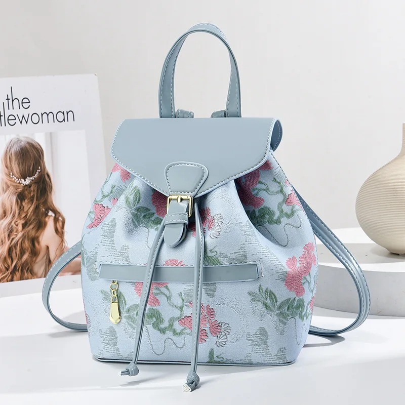 Nueva Mochila femenina, Mochil - Embroidery Motif reseña y precio