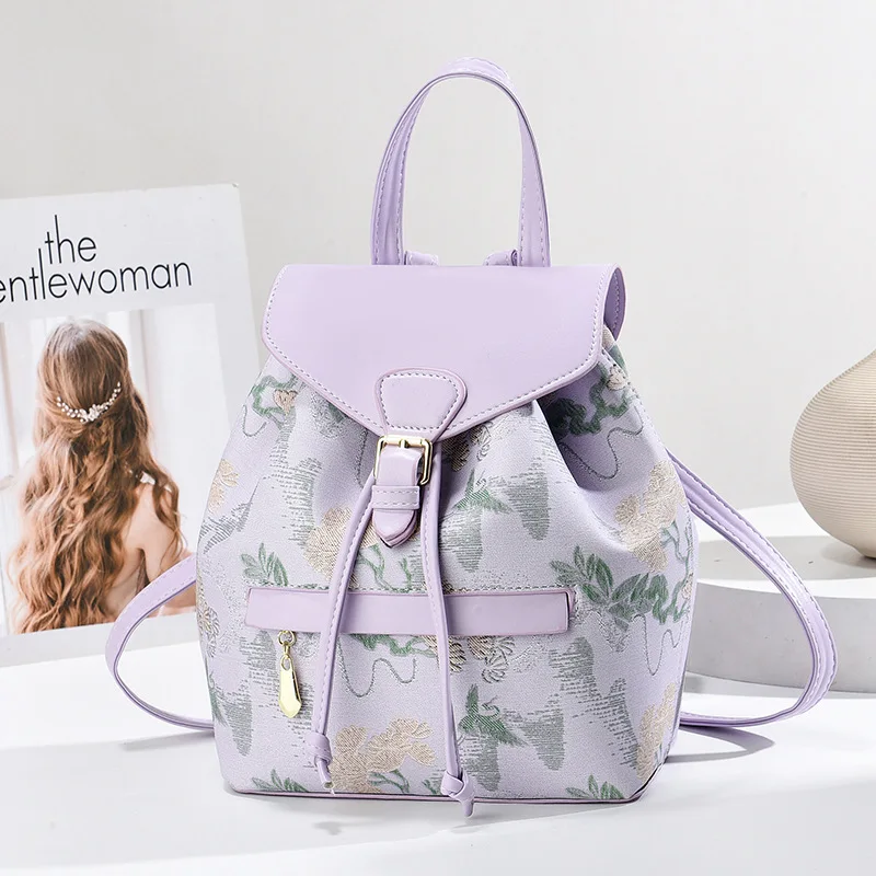 Nueva Mochila femenina, Mochil - Embroidery Motif reseña y precio