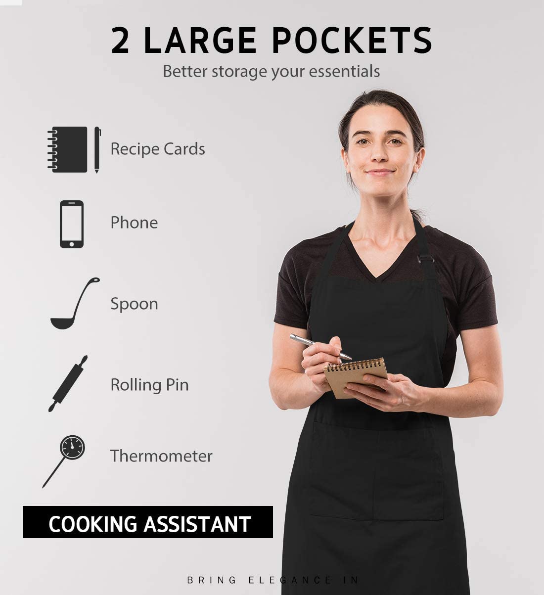 Delantales con logotipo person - Embroidery Kitchen reseña y precio