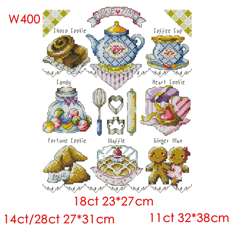 Kit de punto de cruz, kit de b - Embroidery Kitchen reseña y precio