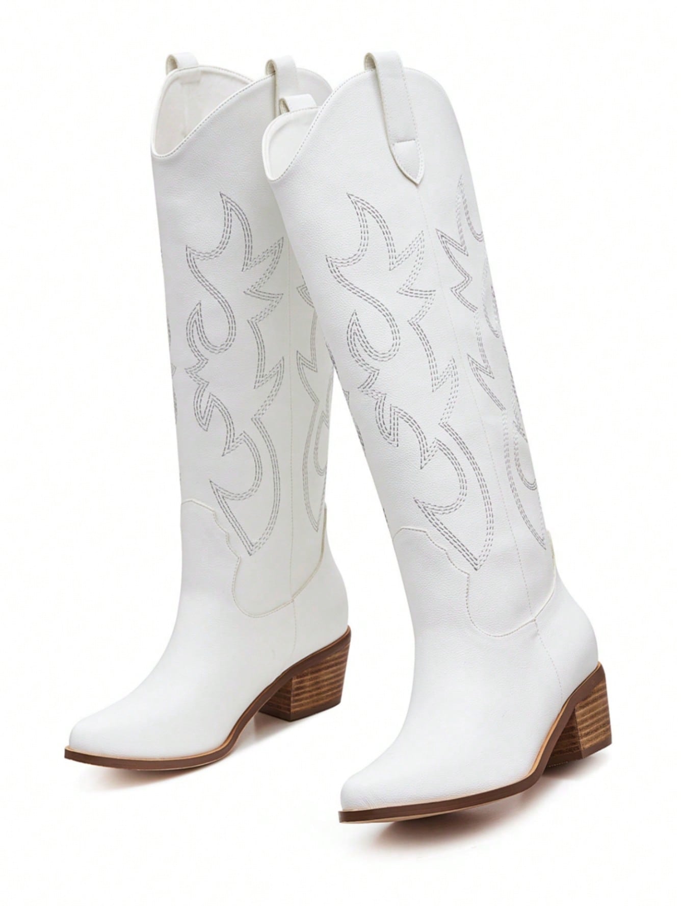 Botas vaqueras para mujer, con - Embroidery Canvas reseña y precio
