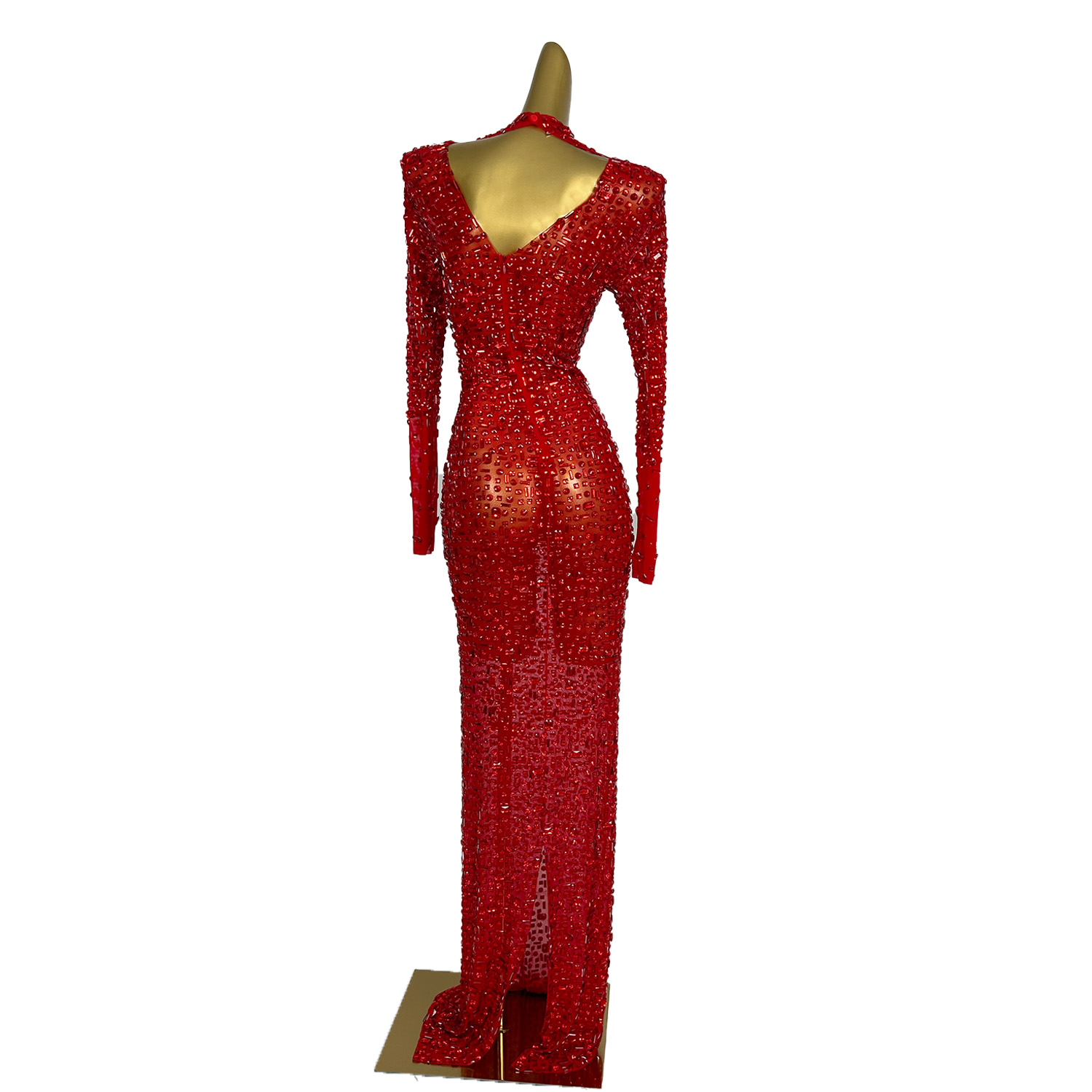 Vestido de Diamantes Rojos tra - Embroidery Abaya reseña y precio