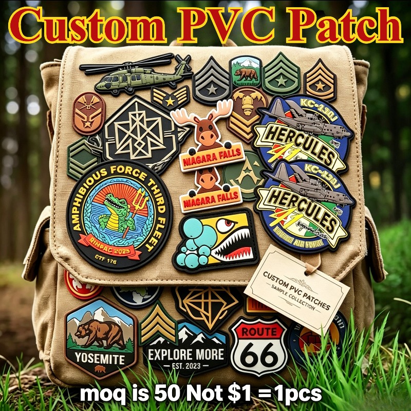 Parche de PVC Personalizado co - Embroidery Australia reseña y precio