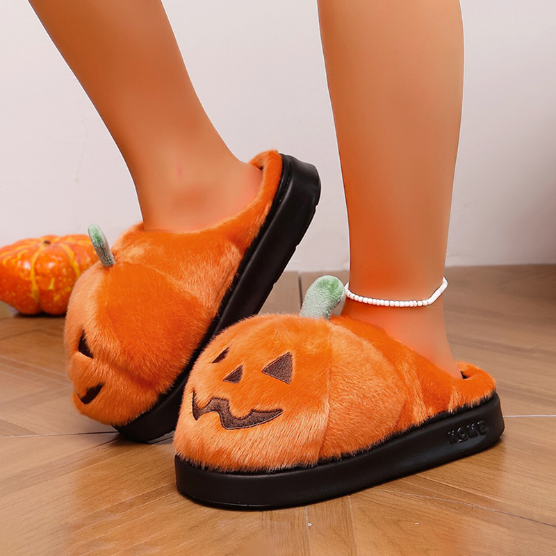 Pantuflas de Calabaza 3D para  - Embroidery Cotton reseña y precio