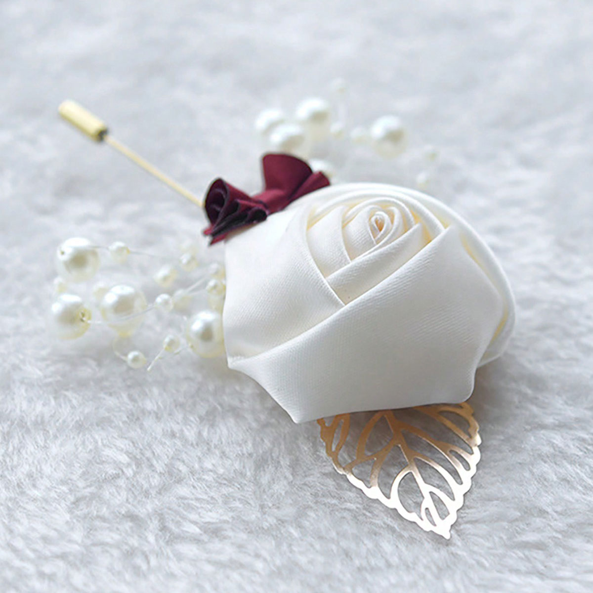 1 Pieza de Boutonnière de Rosa - Embroidery Knot reseña y precio