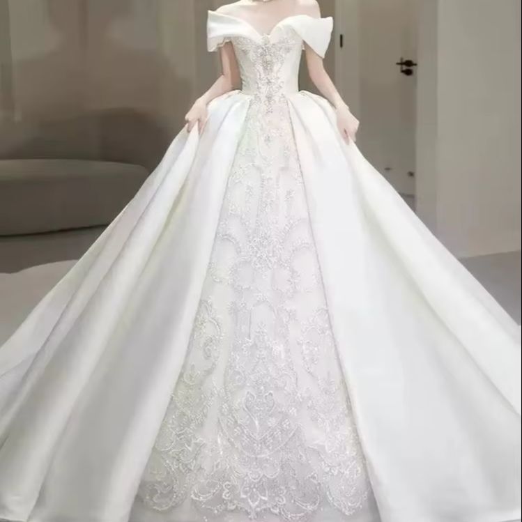 Vestidos de Novia Elegantes co - Embroidery Skirt reseña y precio