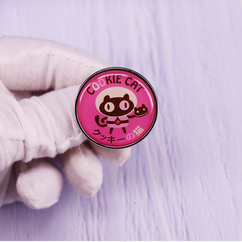Steven Universe-Pin de gato y  - Embroidery Kitchen reseña y precio