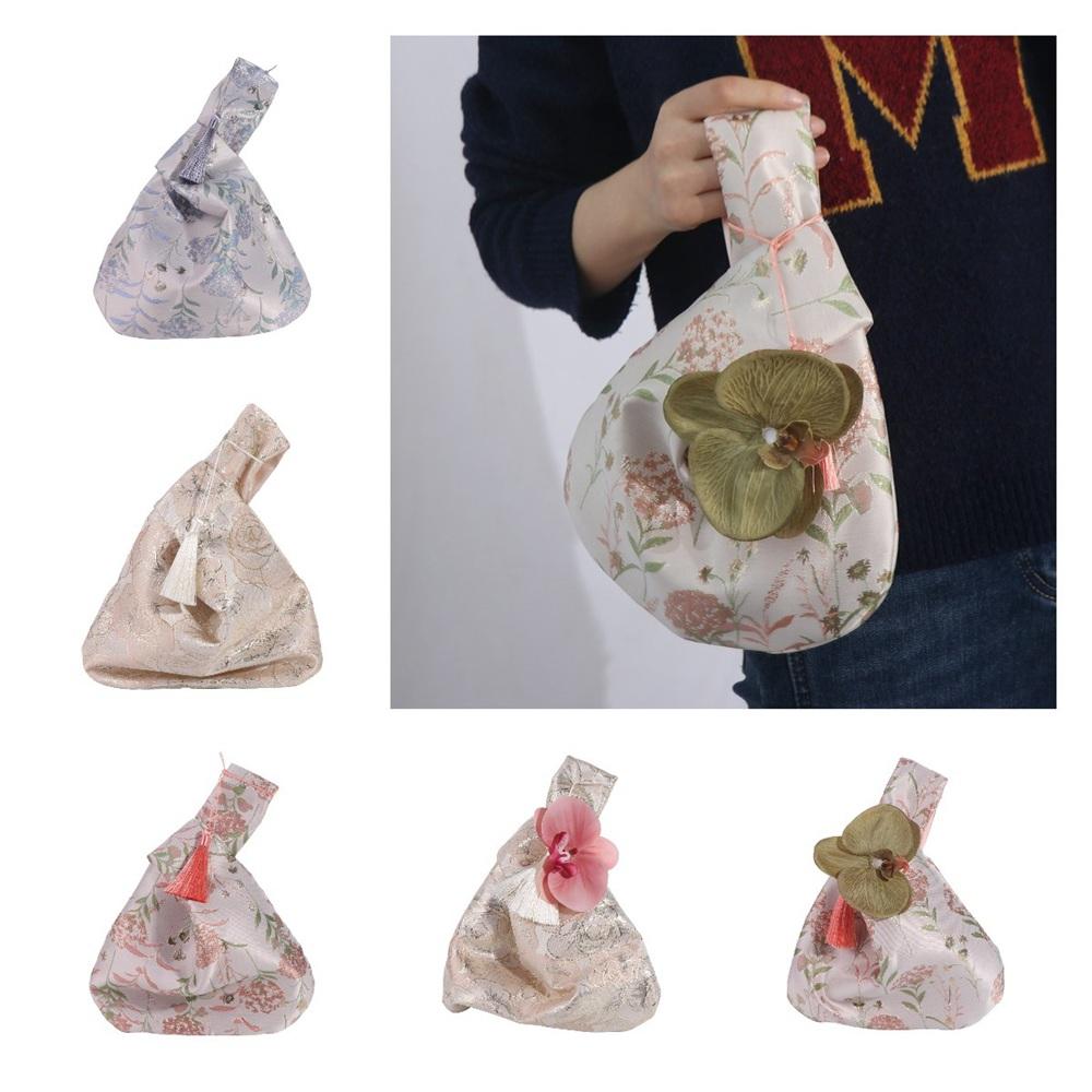 Bolso de muñeca con nudo de es - Embroidery Knot reseña y precio