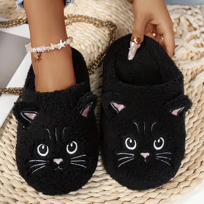 Cómodas Pantuflas de Felpa Uni - Embroidery Cotton reseña y precio